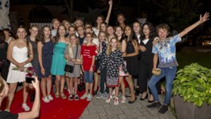 Die Kinderdarsteller bei der Premiere des Musicals „Annie“ im Wizemann. Bis März sind noch weitere 72 Vorstellungen geplant. Foto: Andreas Engelhard