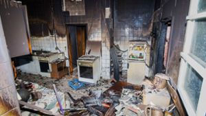 Mitten in der Nacht brach in einer Sozialunterkunft in Markgröningen ein tödliches Feuer aus. Foto: dpa