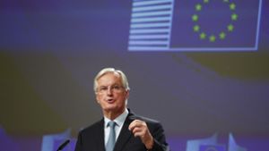 EU-Unterhändler Michel Barnier hat offenbar einen Durchbruch erreicht. Foto: AP/Frank Augstein
