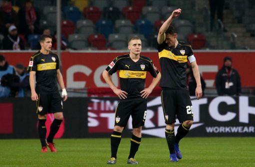 Der VfB zeigte sich in Düsseldorf in erschreckender Verfassung. Foto: Pressefoto Baumann