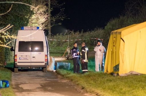 Die Leiche des Opfers wurde auf einem Gartengrundstück gefunden Foto: 7aktuell.de/Franziska Hessenauer