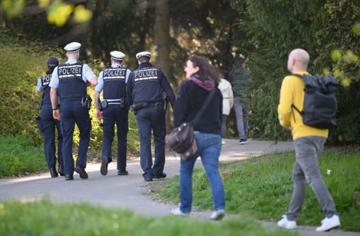 Die Polizei zeigte über das Osterwochenende Präsenz. Foto: picture alliance/dpa/Sebastian Gollnow