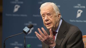 Ex-US-Präsident Jimmy Carter kämpft gegen den Krebs. Foto: AP