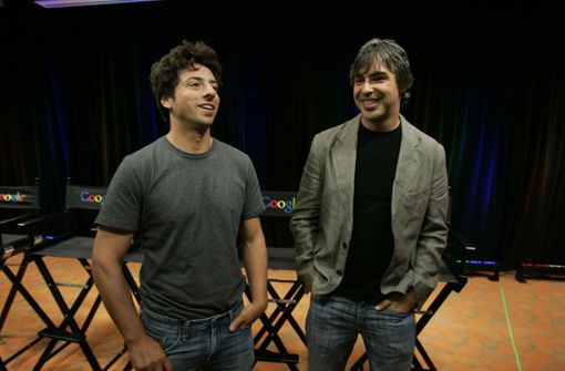 Sergey Brin (links) und Larry Page gründeten 1998 Google. Foto: AP/Paul Sakuma