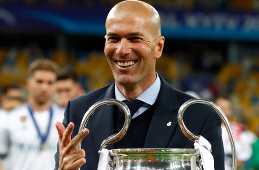 Zinedine Zidane beerbt Santiago Solari als Trainer bei Real Madrid. Foto: AP