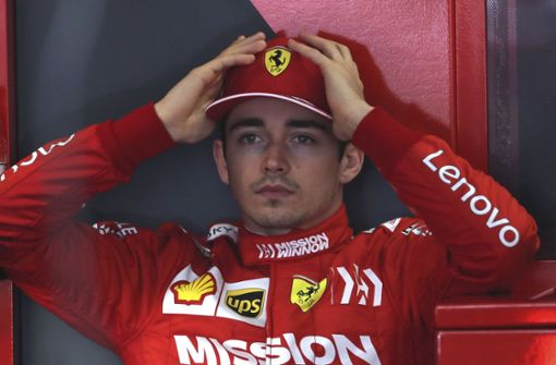 Fühlte sich in China ungerecht behandelt: Ferrari-Jungstar Charles Leclerc Foto: AP