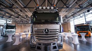 Daimler plant, seine Lkw- und Bus-Sparte namens Daimler Truck spätestens bis Ende dieses Jahres an die Frankfurter Börse zu bringen. Foto: Lichtgut/Max Kovalenko