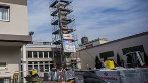 Das erste Minarett in Stuttgart ist fertig