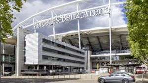 Wer über die Suchmaschine Google nach der Stuttgarter Mercedes-Benz Arena sucht, der findet allerhand lustige Bewertungen – die meisten davon sind aber positiv. Foto: imago images/Arnulf Hettrich