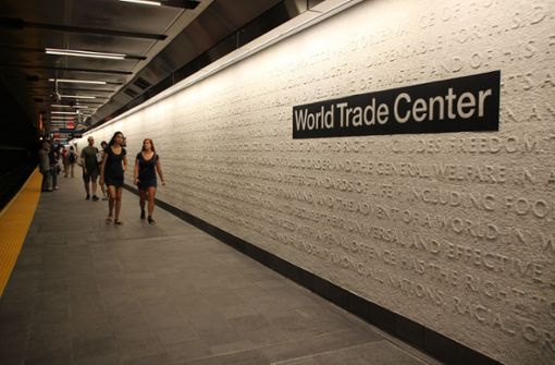 Die bei den Anschlägen am 11. September 2001 zerstörte U-Bahn-Station ist wiedereröffnet. Foto: dpa