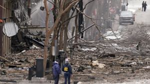 Die Explosion sorgte für Verwüstungen in Nashvilles Innenstadt. Foto: dpa/Mark Humphrey