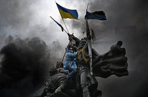 Nur Stunden nach dem erklärten Gewaltverzicht von Regierung und Oppositionsführung eskaliert in Kiew der Protest. Foto: Getty Images Europe