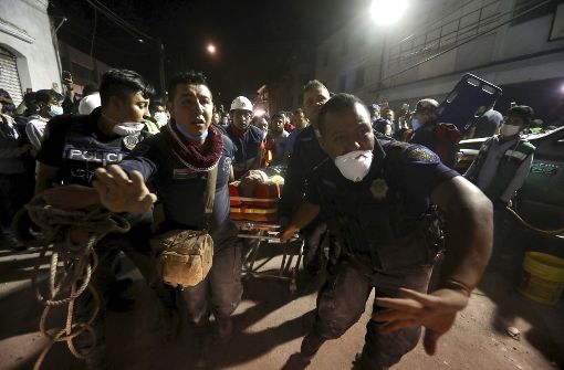 Das Erdbeben in Mexiko hat viele Opfer gefordert. Foto: AP