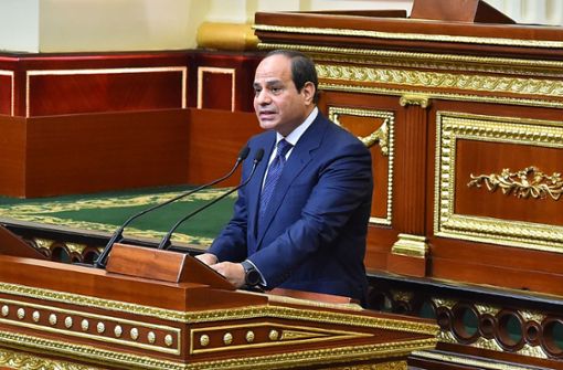 Regiert mit eiserner Hand: Ägyptens Staatschef Abdel Fatah al-Sisi Foto: AFP
