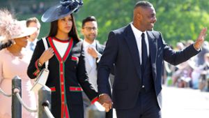 Im Mai 2018 haben das Model Sabrina Dhowre und der britische Schauspieler Idris Elba schon mal geübt: sie waren  bei der Hochzeit von Prinz Harry und Herzogin Meghan auf Schloss Windsor zu Gast. Nun hat das Paar selbst „Ja“ gesagt. Foto: dpa