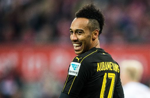 Dortmunds Pierre-Emerick Aubameyang besitzt Chancen auf den Goldenen Schuh. Foto: Bongarts
