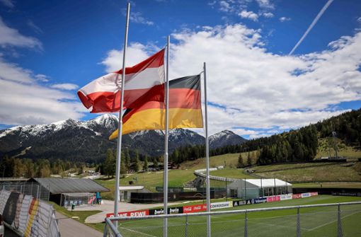 Seefeld hat sich für die deutsche Nationalmannschaft schick gemacht. Foto: dpa/Christian Charisius