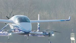 Der Prototyp des unbemannten Flugtaxis von Boeing. Foto: Glomex