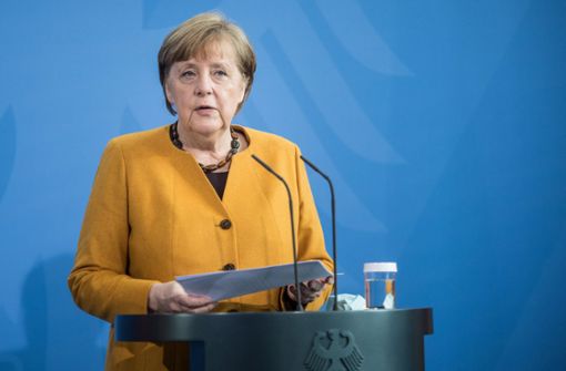 Bundeskanzlerin Angela Merkel entschuldigte sich am Mittwoch, nachdem sie die am Montag beschlossene Osterruhe wieder gekippt hatte. Foto: dpa/Stefanie Loos