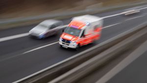 Rettungskräfte wurden zu dem schwer verletzten Pedelec-Fahrer auf dem Radweg an der Landesstraße gerufen. Foto: dpa/Julian Stratenschulte