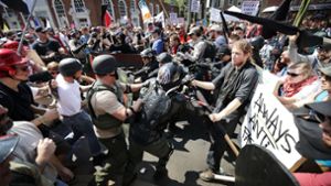 Mehrere Menschen wurden bei Auseinandersetzungen bei einer Demonstration in Charlottesville verletzt. Foto: GETTY IMAGES NORTH AMERICA
