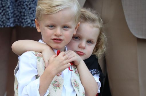 Jacques und seine Zwillingsschwester Gabriella von Monaco. Ein Herz und eine Seele. Foto: POOL