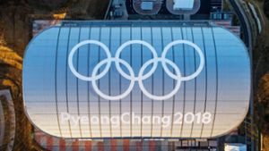 Im Gangneung Oval finden bei den Olympischen Spielen in Pyeongchang die Showdowns im Eisschnelllaufen statt. Foto: dpa