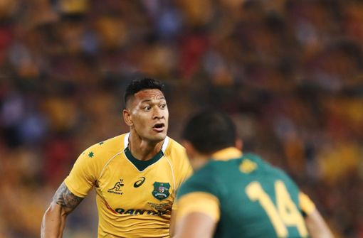 Israel Folau gehört zu den besten Rugby-Spielern Australiens – steht nun aber in der Kritik. Foto: AFP