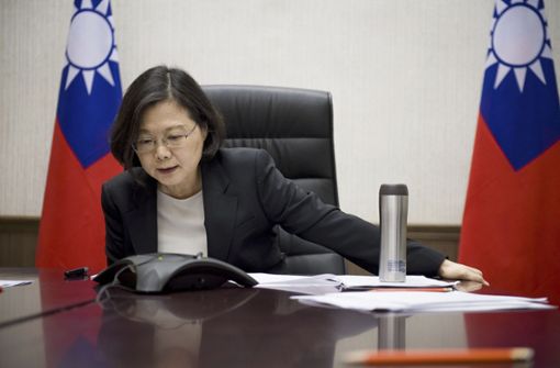 Taiwans Präsidentin Tsai Ing-wen hat gute Chancen wiedergewählt zu werden.Tsai Ing-wen will wieder Präsidentin werden. Foto: AP/Bebeto Matthews