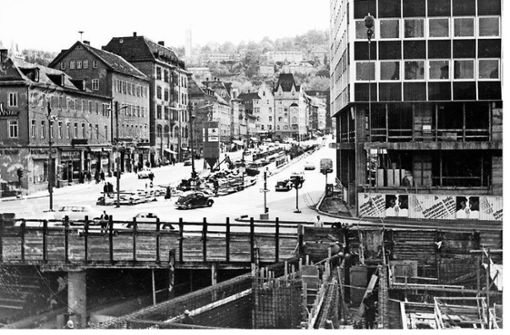 In den 1960ern war der Charlottenplatz eine Großbaustelle. Foto: /Kraufmann