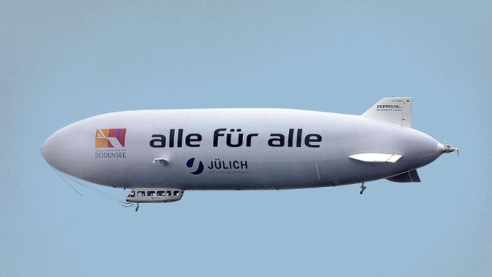 Zeppelin untersucht Luftqualität in Stuttgart