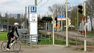 An der Stadtbahnhaltestelle Kreuzbrunnen in  Ostfildern sind schon jetzt mehrere Verkehrssysteme verknüpft. Foto: Ines Rudel