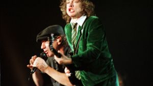 Rock’n’Roll-Könige: der Sänger Brian Johnson und der Gitarrist Angus Young von AC/DC Foto: imago