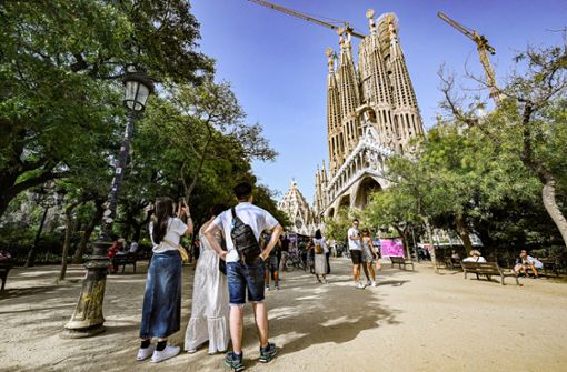 Die Kathedrale Sagrada Familia in Barcelona: 2019 kamen 4,27 Millionen Menschen –  mehr als zu jeder anderen spanischen Sehenswürdigkeit. Foto: /Funke Foto Services