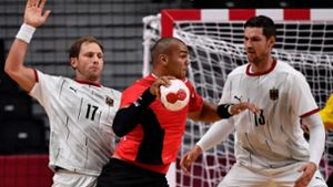 Ägypten war zu stark für die deutschen Handballer. Foto: AFP/Fabrice Coffrini