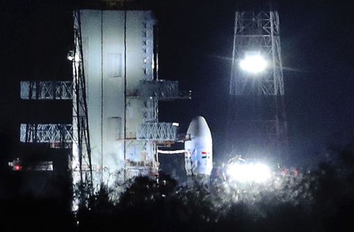 Der Start der indischen Mondrakete hat gefloppt. Foto: AP