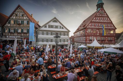 Das Backnanger Straßenfest holt sein 50-Jahr-Jubiläum nach. Foto: Gottfried Stoppel