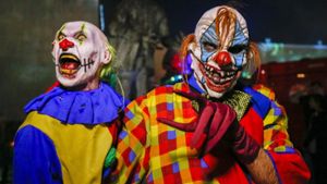 Gruselige Clowns verbreiten in den USA derzeit Angst und Schrecken. Foto: EPA