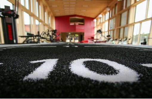 Die neue Athletikhalle des VfB kann in Betrieb genommen werden. Foto: Pressefoto Baumann/Alexander Keppler
