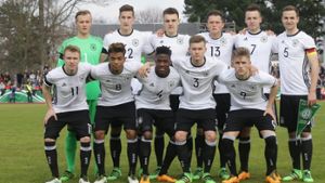 Die deutsche U19-Nationalmannschaft. Foto: Pressefoto Baumann