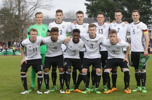 Die deutsche U19-Nationalmannschaft. Foto: Pressefoto Baumann