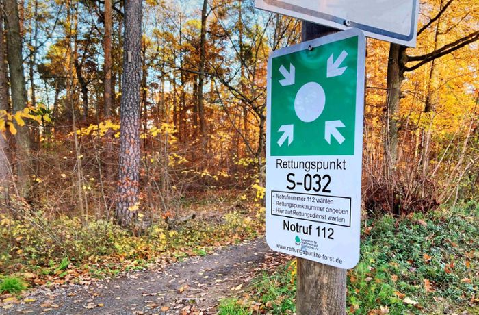 Durcheinander im Stuttgarter Wald: Stadt weist Rettungspunkte aus, das Land nicht