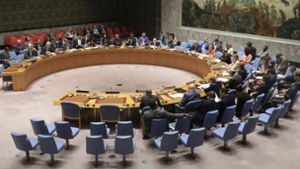 Weltsicherheitsrat der Vereinten Nationen in New York Foto: AP