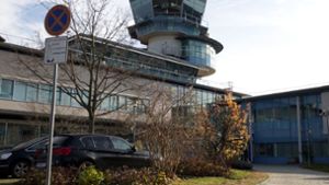 Der Tower des Stuttgarter Flughafens Foto: Hannes Opel