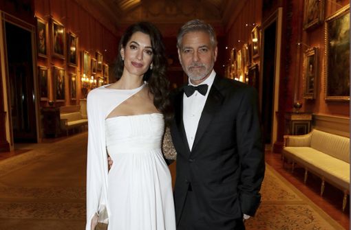 Schön hier: Amal und George Clooney waren beide schon in Baden-Württemberg. Foto: AP/Chris Jackson