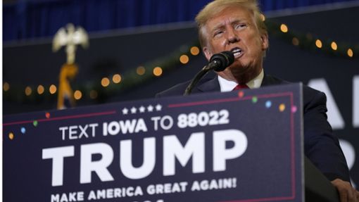 Vorwahlen im US-Staat Iowa: Ist Trump noch zu stoppen? Foto: dpa/Charlie Neibergall