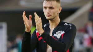 VfB-Stürmer Sasa Kalajdzic: Nominierung für die österreichische Nationalmannschaft. Foto: Baumann