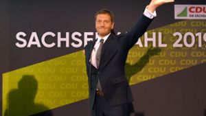 Dass die CDU in Sachsen doch mit rund fünf Prozentpunkten Abstand vor der AfD lag, wird vor allem ihm angerechnet: Ministerpräsident Michael Kretschmer. Foto: dpa