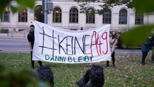 Am Wochenende wurde schon vor dem Bundesverkehrsministerium in Berlin demonstriert, nun kommt der Protest gegen den Weiterbau der A 49 auch nach Stuttgart. Foto: dpa/Jörg Carstensen