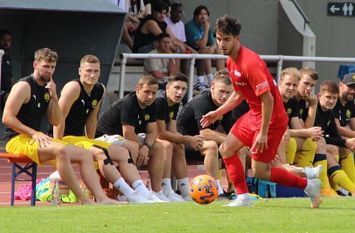 Ilias Michaltsis zieht mit dem SV Fellbach in die zweite Pokalrunde ein. Foto: Zafer Hosman